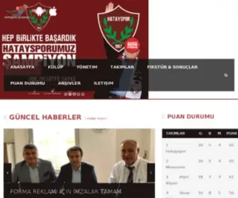 Hatayspor.org.tr(Hatayspor) Screenshot