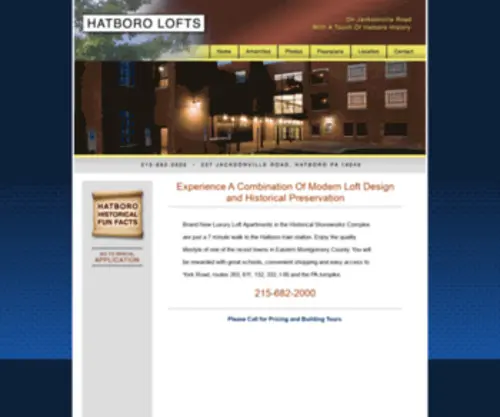 Hatborolofts.com(Hatboro Lofts) Screenshot