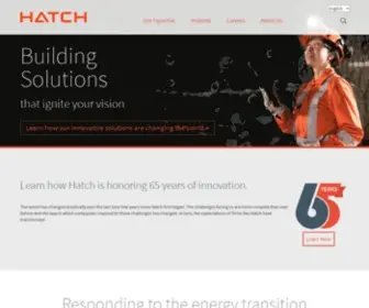 Hatch.com(Consulting engineering and project implementation) Screenshot