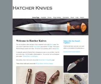 Hatcherknives.com(Hatcher Knives) Screenshot