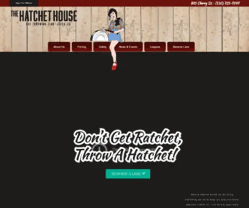 Hatchethousechico.com(Hatchet House) Screenshot