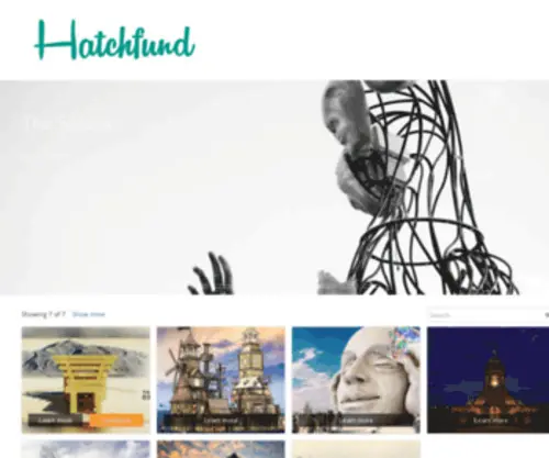 Hatchfund.org(Artist Fundraising & Advocacy) Screenshot