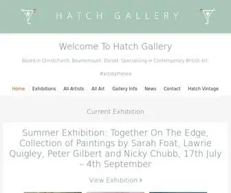 Hatchgallery.co.uk(Hatch Gallery) Screenshot