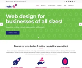 Hatchitdesign.com(Bromley Website Design Agency) Screenshot