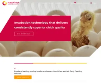 Hatchtech.com(Incubation technology for superior chick quality) Screenshot