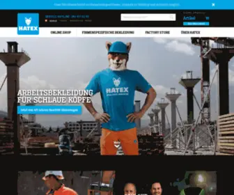 Hatex.ch(Arbeitskleider Berufskleidung Warnbekleidung Workwear) Screenshot