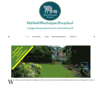 Hatfieldmontessori.co.za(Hatfield Montessori Preschool) Screenshot