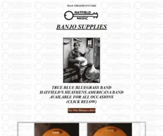 Hatfieldmusic.com(Hatfield Music Banjo Supplies) Screenshot