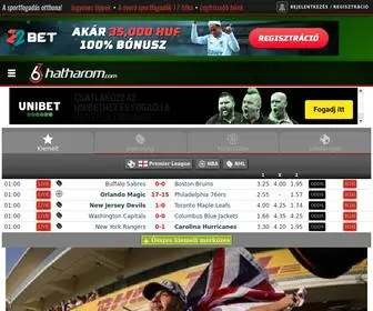 Hatharom.com(Sportfogadás) Screenshot