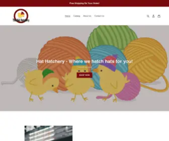 Hathatchery.com(Hat Hatchery) Screenshot