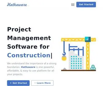 Hathaware.com(Project Management Software for Builders) Screenshot