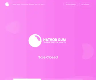 Hathorgum.com(How it feels to chew Hathor Gum) Screenshot