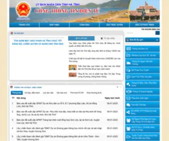 Hatinh.gov.vn(Cổng) Screenshot