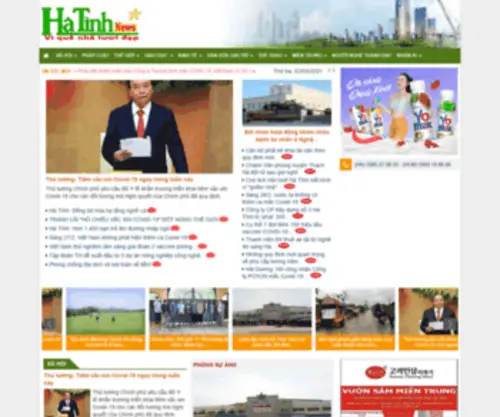 Hatinhnews.com(Hatinhnews) Screenshot