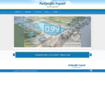 Hatipogluinsaat.com.tr(Hatipoğlu) Screenshot