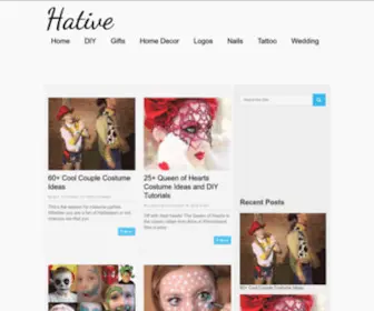 Hative.com(Inspiration and Creativity) Screenshot