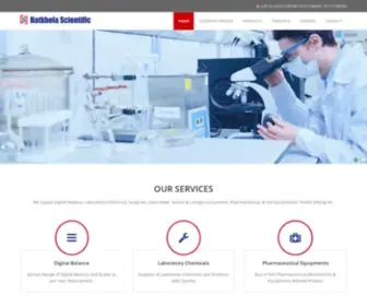 Hatkholascientific.com(Hatkhola Scientific) Screenshot
