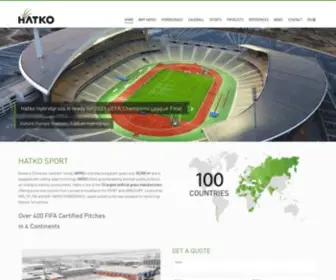 Hatkosport.com(Artificial Turf Specialist) Screenshot