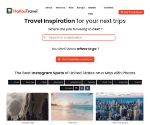 Hatlastravel.com(Buy Instagram Travel Pictures) Screenshot