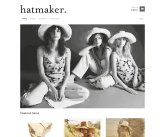 Hatmaker.com.au(Hatmaker by Jonathan Howard) Screenshot