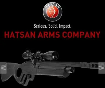 Hatsan.com.tr(Manufacturer of Hatsan Air Rifles and Hatsan Escort Shotguns) Screenshot