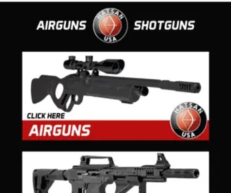 Hatsanusa.com(Airguns & Shotguns) Screenshot