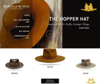 Hatshop.com(Worth & Worth) Screenshot