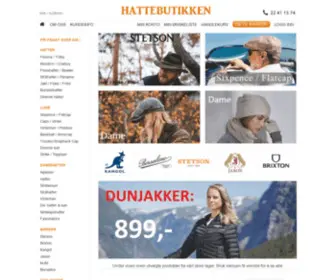 Hatteholm.com(Hattebutikk i Oslo siden 1937) Screenshot