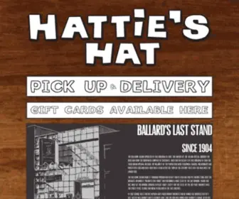 Hatties-Hat.com(Hattie's Hat) Screenshot