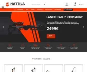 Hattila.com(Vente arbalete en ligne) Screenshot