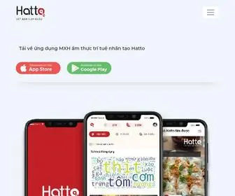 Hatto.com(Nơi ai cũng có thể sành ăn) Screenshot