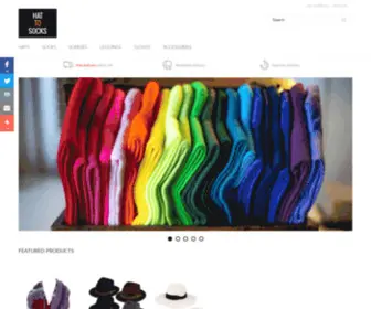 Hattosocks.com(Chiffon scarves) Screenshot