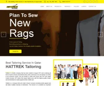 Hattrek.qa(Professional Tailoring services in Doha) Screenshot