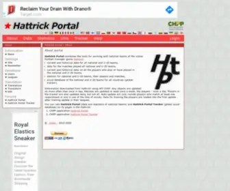 Hattrickportal.pro(Hattrick Portal) Screenshot