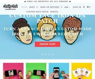 Hattyhats.com(Hatty Hats Embroidery) Screenshot