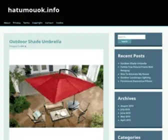 Hatumouok.info(Web Server's Default Page) Screenshot