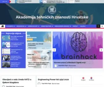 Hatz.hr(Akademija tehničkih znanosti Hrvatske) Screenshot