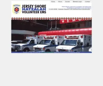 Hatzalahems.com(Hatzalah Vol EMS Jersey Shore) Screenshot