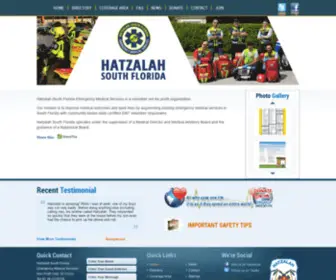 Hatzalahsouthflorida.org(Hatzalah of South Florida) Screenshot