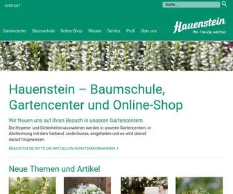 Hauenstein-Rafz.ch(Baumschule, Gartencenter, Online-Shop) Screenshot
