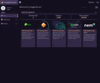 Haugames.com(Crypto faucets and games) Screenshot