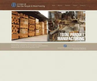 Hauhauparquet.com(Hau Hau Parquet & Wood Industries Pte Ltd) Screenshot