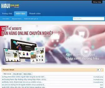 Hauionline.edu.vn(Diễn) Screenshot