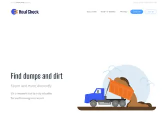 Haulcheck.com(Find Dumps and Dirt) Screenshot