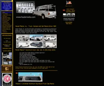 Haulerracks.com Screenshot