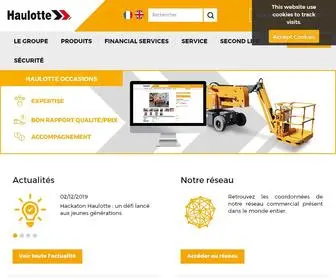 Haulotte.com(Nacelle) Screenshot