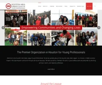 Haulyp.org(We are an auxiliary group of the Houston Area Urban League. Our mission) Screenshot