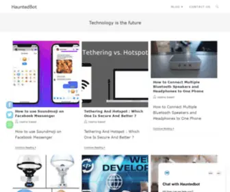 Hauntedbot.com(Technology) Screenshot