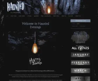 Hauntedevenings.co.uk(Ghost Hunts) Screenshot