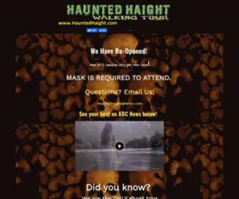 Hauntedhaight.com(The Haunted Haight Walking Tour) Screenshot